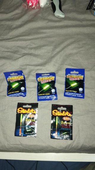 PRECIO REGATEABLE  5 Luces Químicas Pesca Starlite