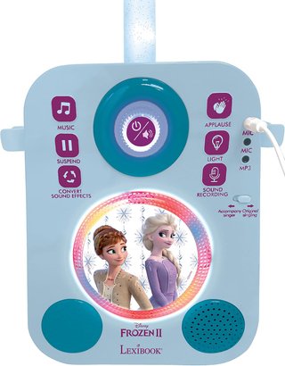 Lexibook K140FZ Frozen altavoz karaoke luces
