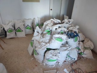 Retirada de escombros