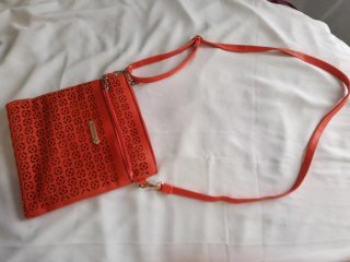 Bolso bandolera mujer naranja