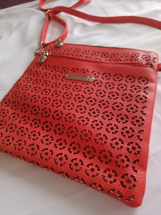 Bolso bandolera mujer naranja