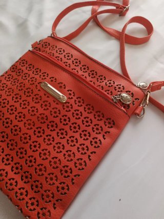 Bolso bandolera mujer naranja