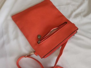 Bolso bandolera mujer naranja