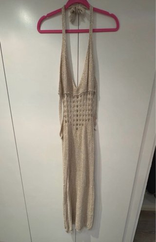 Vestido de crochet estilo ibicenco