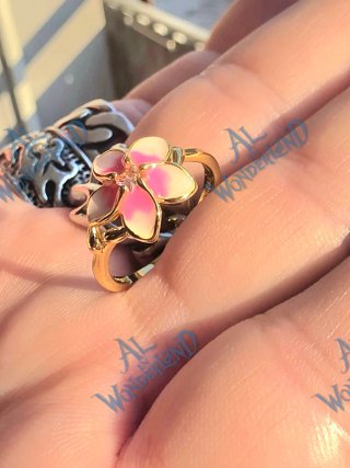 Anello Disney Pandora Vaiana anello fiore Oceania