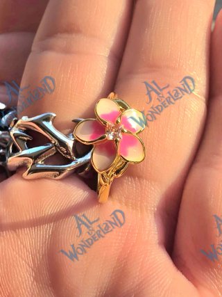Anello Disney Pandora Vaiana anello fiore Oceania