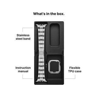 Correa acero inoxidable compatible Apple Watch