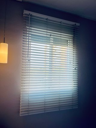 Persiana veneziana PVC effetto legno bianco