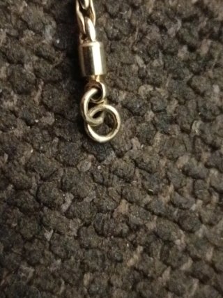 Cadena  oro bajo con colgante