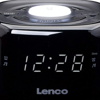 Lenco CR-12 radio despertador con alarma doble