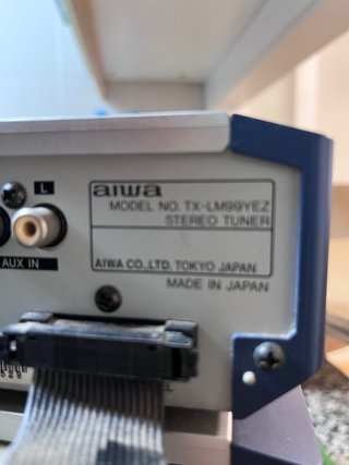 Mini cadena Aiwa XR-M99 luces azules