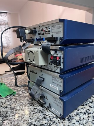 Mini cadena Aiwa XR-M99 luces azules