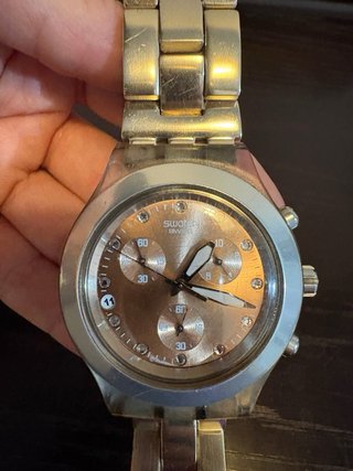 Reloj Swatch oro rosa