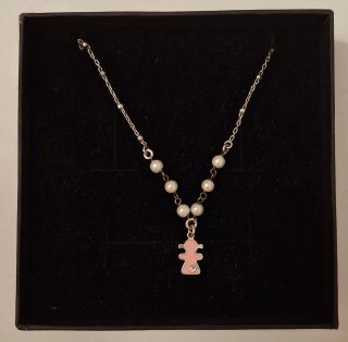 Collar Viceroy niña perlas y circonita