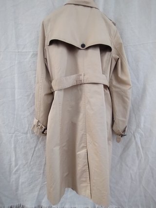 Gabardina Trench 100% Algodón Impermeable