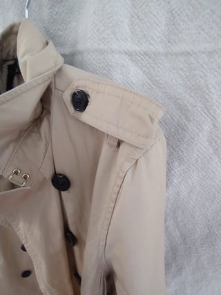 Gabardina Trench 100% Algodón Impermeable