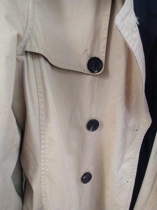 Gabardina Trench 100% Algodón Impermeable