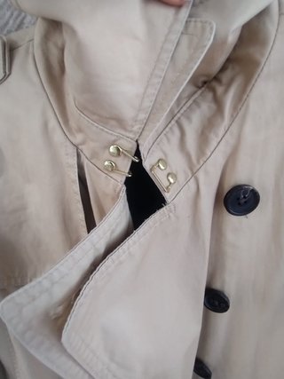 Gabardina Trench 100% Algodón Impermeable