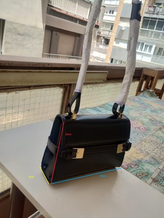 Bolso Negro Convertible Cóctel hombro o mano