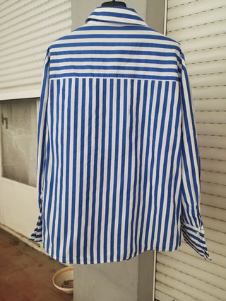 Camisa Rayas Zara Algodón Clásica