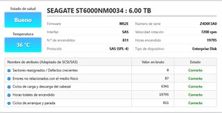 Lote 8 Discos SAS 6TB (48TB) + HBA y cables Gratis