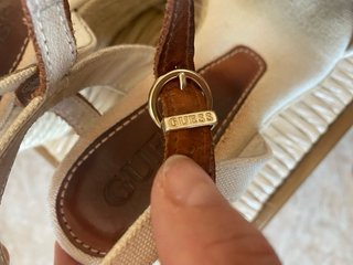 Sandalias Guess cuña 38 tacón 8cm
