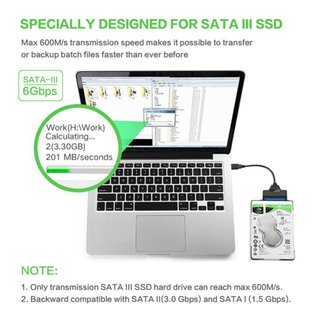 Cable USB 3.0 / USB-C a SATA 22cm