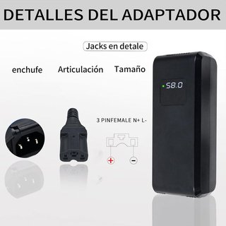 YANGZIDIANYUAN cargador 58V 4A LED 48V enchufe C13