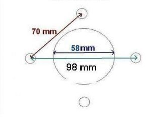 3 RUEDAS COMPLETAS 500-10.remolque 4 tornillos