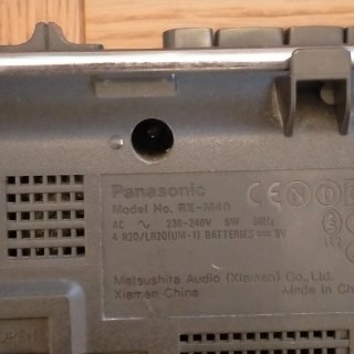 Radio Cassette Panasonic RX-M40