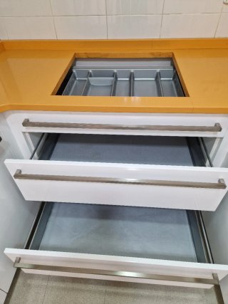 Cocina blanca alta calidad