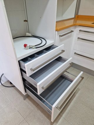 Cocina blanca alta calidad