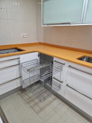 Cocina blanca alta calidad