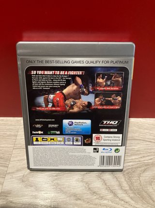 UFC 2009 Undisputed PS3 Platinum