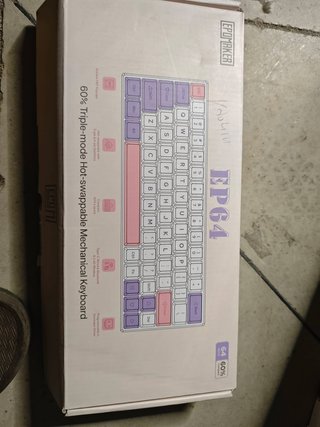Teclado Mecánico Gaming EPO Rosa Blanco
