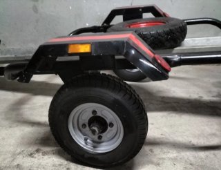 Remolque Moto 240x125x66cm Carga 300kg