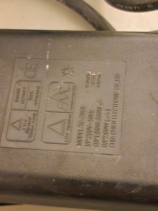 Regulador luz 220v + interruptor