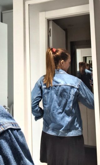 Cazadora vaquera H&M oversize