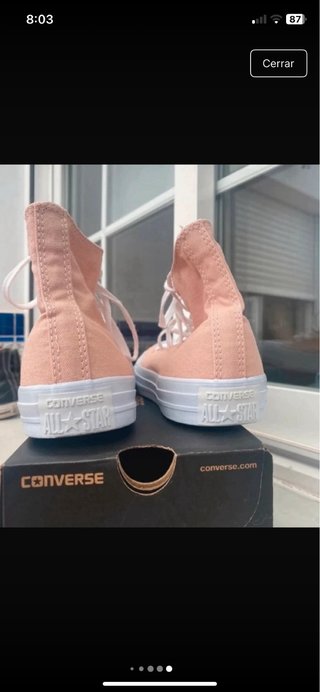 Converse rosas altas