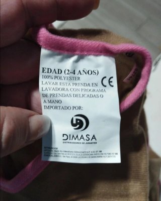Disfraz India Niña Talla 2-4 Años