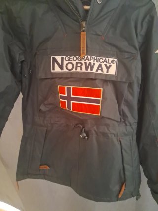 Chaqueta Geographical Norway Negra, talla S