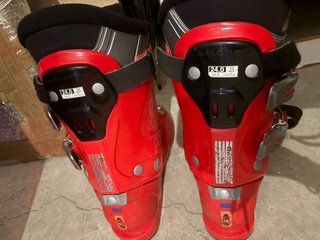 Botas de esquí Salomon rojas 38, guantes de regalo