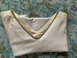 T-shirt Brunello Cucinelli beige/bianco