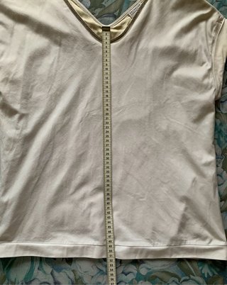 T-shirt Brunello Cucinelli beige/bianco