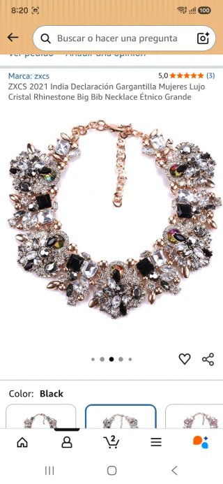 Collar  Mujer ZXCS  Nuevo a Estrenar