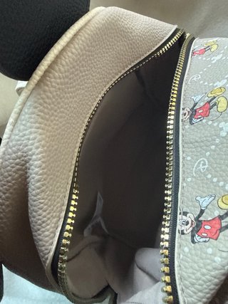Mochila Mickey Mouse Disney Beige