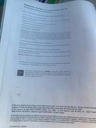 Libro 5 Primaria Matemática Anaya
