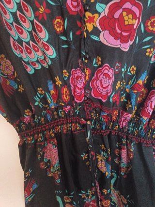 Vestido midi hippie talla XXXL