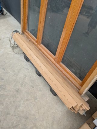 Ventana de madera con 3 cristales