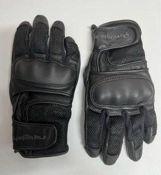 Guantes Moto Quarter Mile Negros talla M